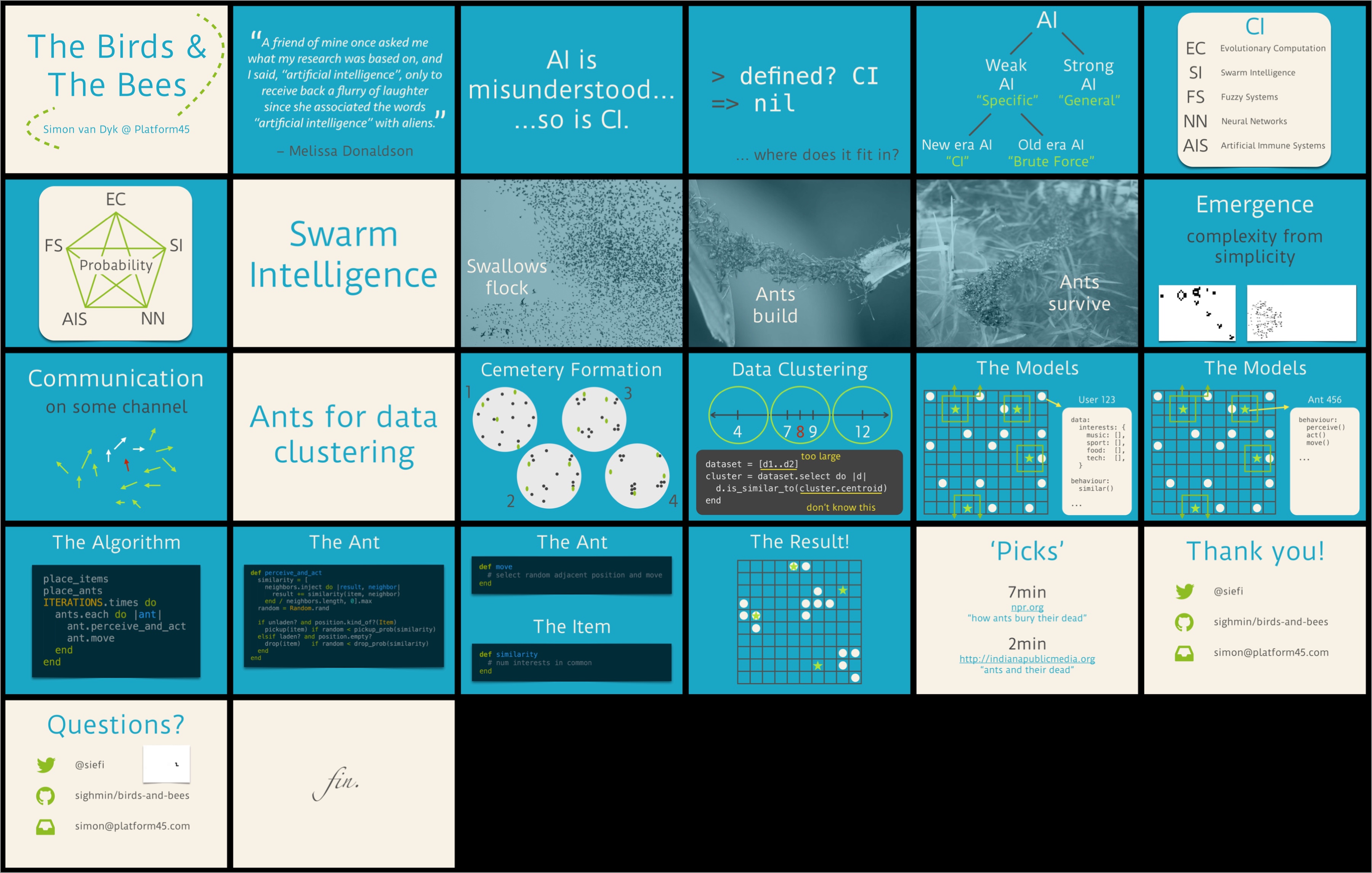 Grid of presentation slide thumbnails